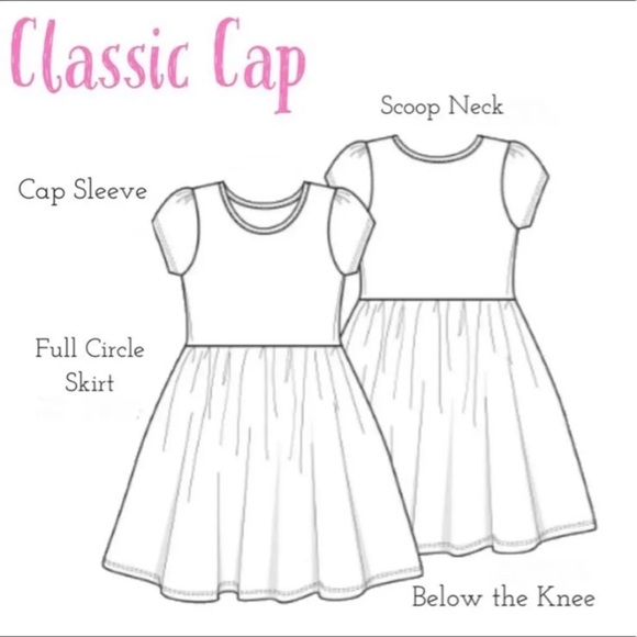 *NWT* DotDotSmile Size 3/4 Cap Sleeve Dress - Picture 4 of 4